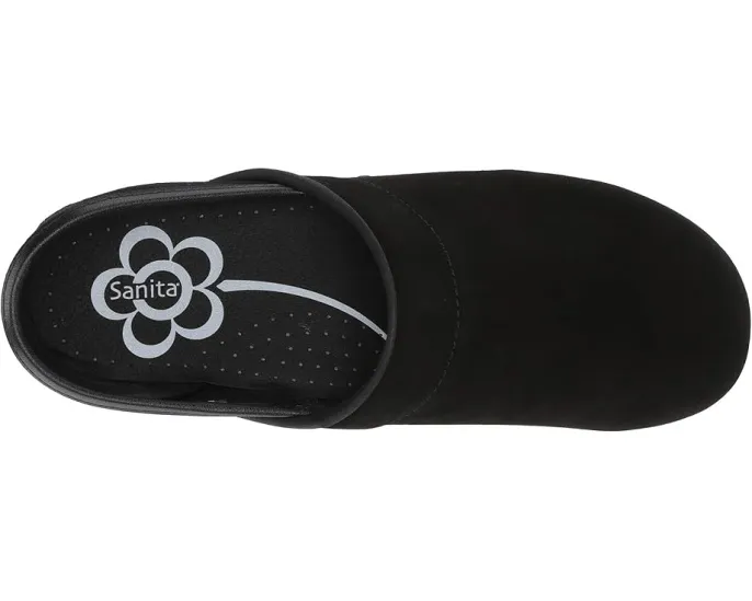 Сабо Sanita Nina из мягкой замши с анатомической стелькой