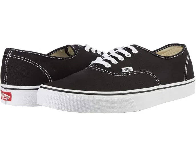 Кроссовки Vans Authentic из текстиля в классическом дизайне