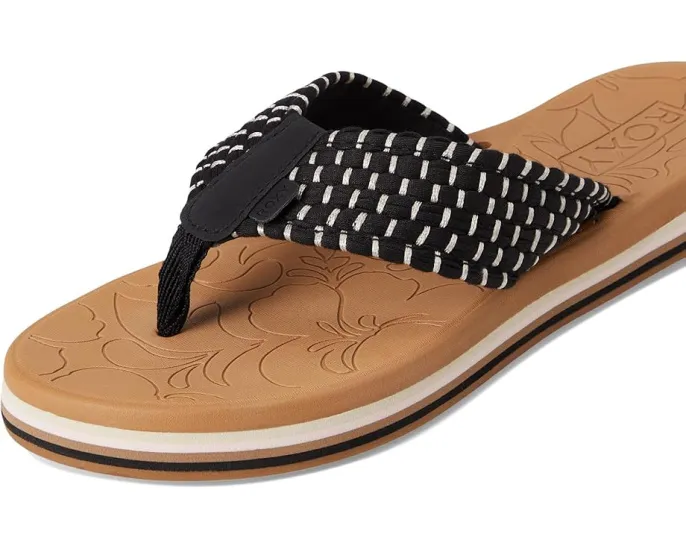 Шлепанцы Roxy Colbee Hi с текстурированным ремешком и стелькой из ЭВА