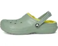 Crocs Classic Lined Clog детские утепленные сабо с искусственным мехом