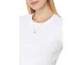 Футболка Madewell Supima Rib Tee с ребристым трикотажем и круглым вырезом