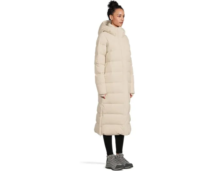 Длинная куртка Columbia Amaze Puff с капюшоном на пухе 650 и съемными лямками для переноски