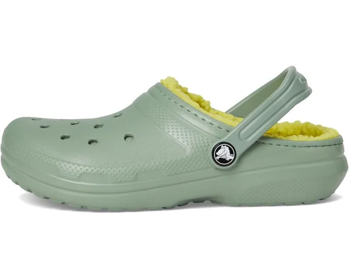 Crocs Classic Lined Clog детские утепленные сабо с искусственным мехом