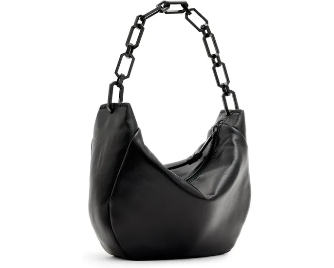 Мини-сумка AllSaints Madea Mini Chain Bag с цепочкой и бисерным декором