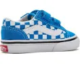 Vans Kids Old Skool V детские кеды с боковой полосой и липучками