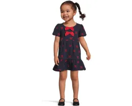 Платье Janie and Jack с принтом бантов и юбкой с рюшами