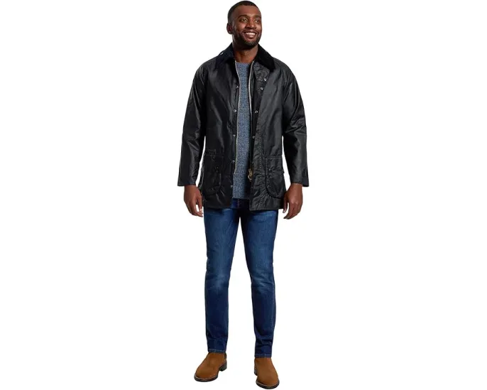 Вощеная куртка Barbour Beaufort укороченного кроя с отстегивающимся капюшоном