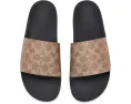 Сланцы Pool Slide In Signature Canvas COACH