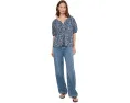 Блуза Voile Lettie от Faherty с принтом Blue Moon Petals