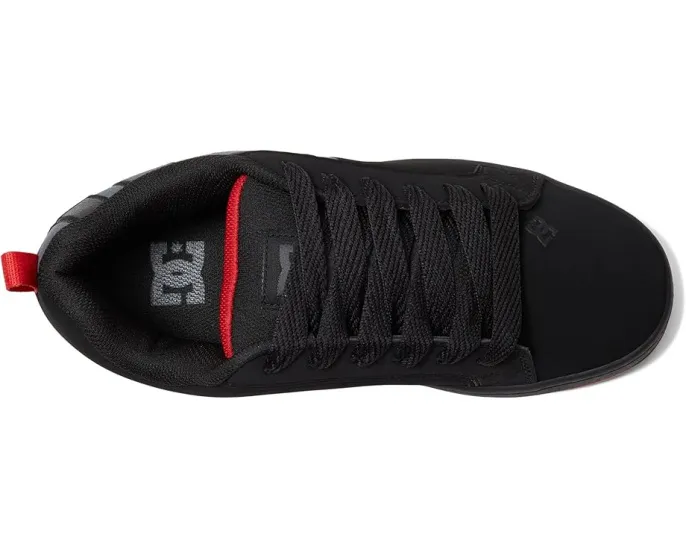 Кроссовки для скейтбординга DC Court Graffik SQ с усиленным верхом из замши