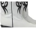 Corral Boots L6067 сапоги до икры с контрастной вышивкой и боковыми петлями