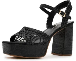 Marc Fisher LTD босоножки Chayse на высоком квадратном каблуке с плетеными деталями