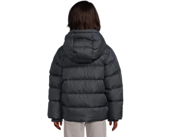 Куртка Burberry Kids Juno Puffer с утеплителем из пуха и аппликацией медведя