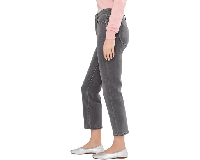 Джинсы NYDJ Marilyn с высокой посадкой и прямым кроем до щиколотки