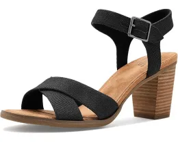 Сандалии TOMS Majorca Ankle Strap на квадратном каблуке с ремешком на щиколотке