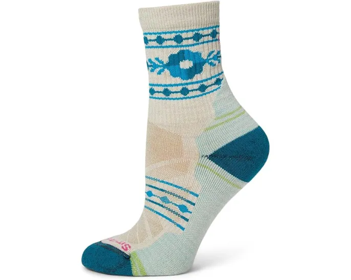 Носки Smartwool Hike Light Cushion Retro Floral Mid Crew с технологией Indestructawool для женщин