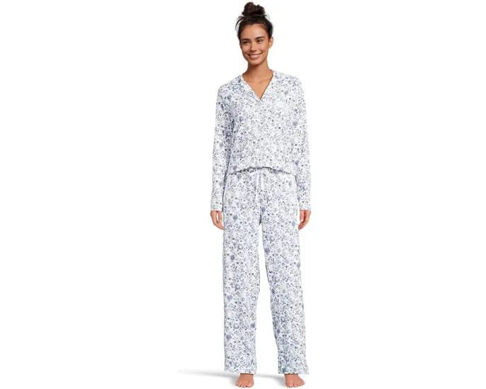 Пижамный комплект Karen Neuburger Riviera Getaway Girlfriend с карманами