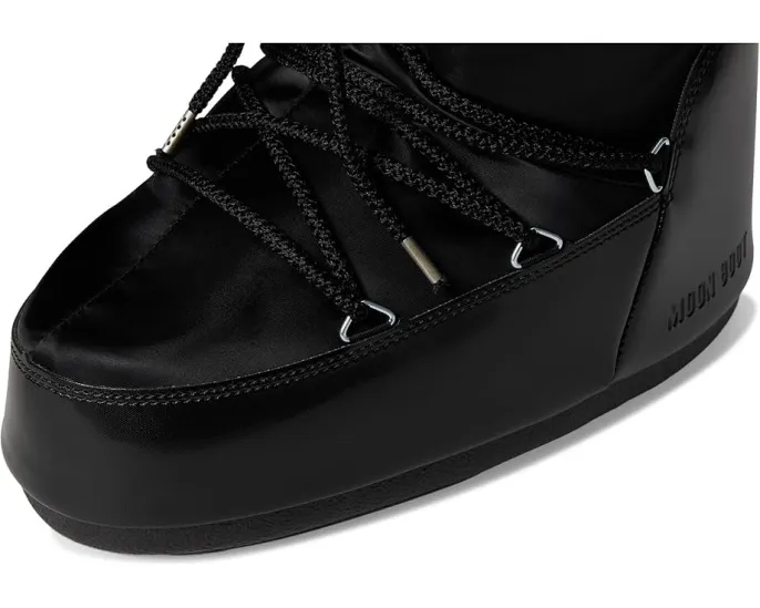 Ботинки MOON BOOT Icon Glance с блестящим атласом и термоизоляцией