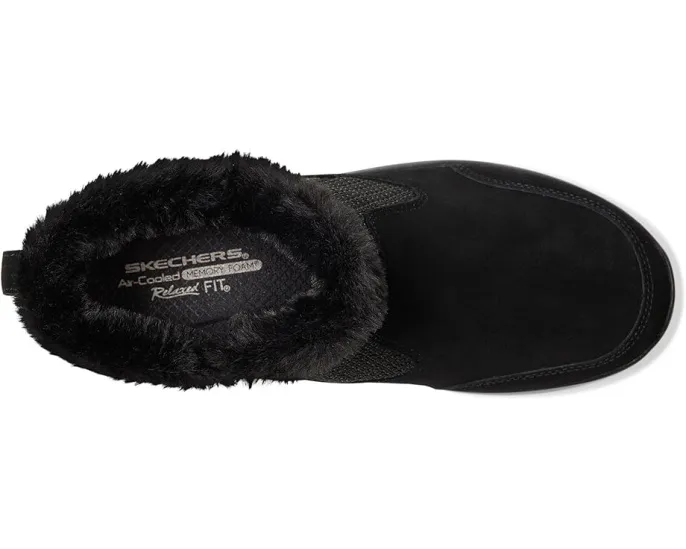 Ботильоны SKECHERS Easy Going Gentle Fall с замшевым верхом и вязаным свитером