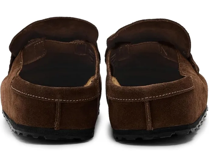 Клоги Birkenstock Naples из замши с пробковой стелькой