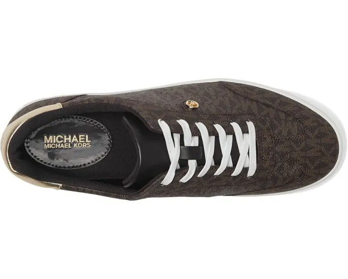 Кроссовки MICHAEL Michael Kors Scotty Lace Up из мягкой кожи с текстильной подкладкой