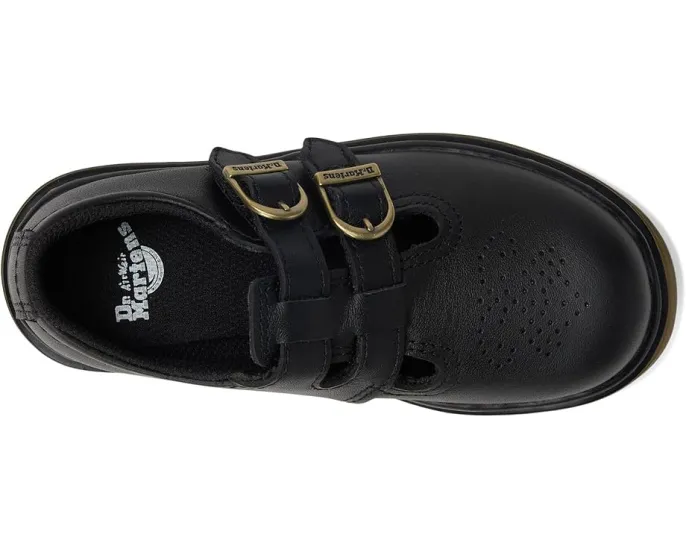 Детские туфли Dr. Martens 8065 T с перфорацией и пряжками