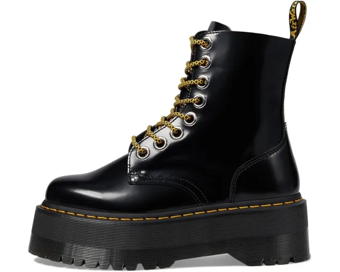 Ботинки Dr. Martens Jadon Max на высокой платформе с молнией