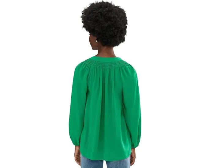 Блуза Lilly Pulitzer Elsa из шелкового крепдешина свободного кроя