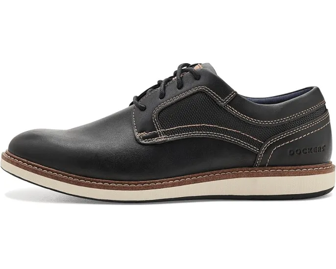 Dockers мужские туфли Halstead из черной экокожи