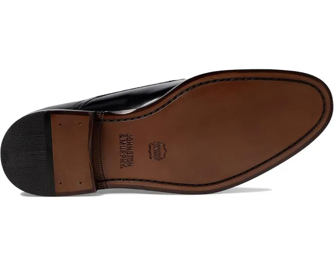Оксфорды Johnston & Murphy Bradford Dress Moc с круглым носком и кожаной подошвой