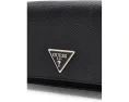 Сумка GUESS Noelle II кроссбоди с клапаном и органайзером черная