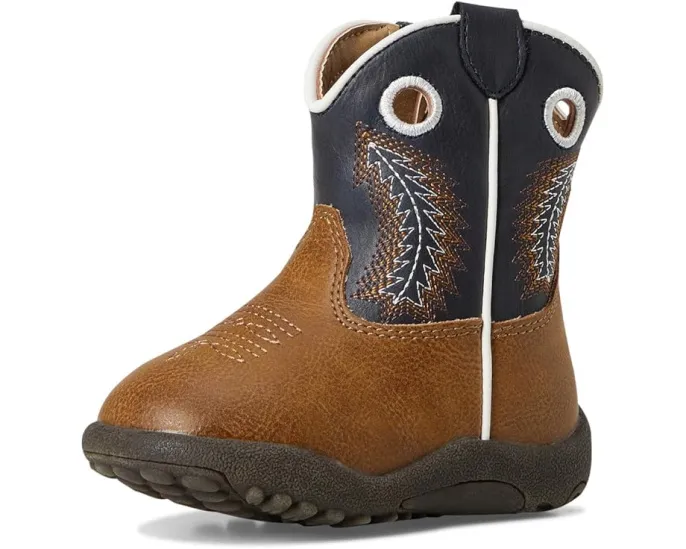 Roper Kids Cowbabies Walker вестерн-ботики для первых шагов из искусственной кожи