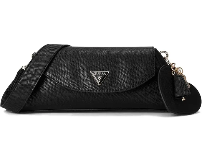 Сумка через плечо GUESS Bolena Flap с магнитной застежкой и съемным шармом