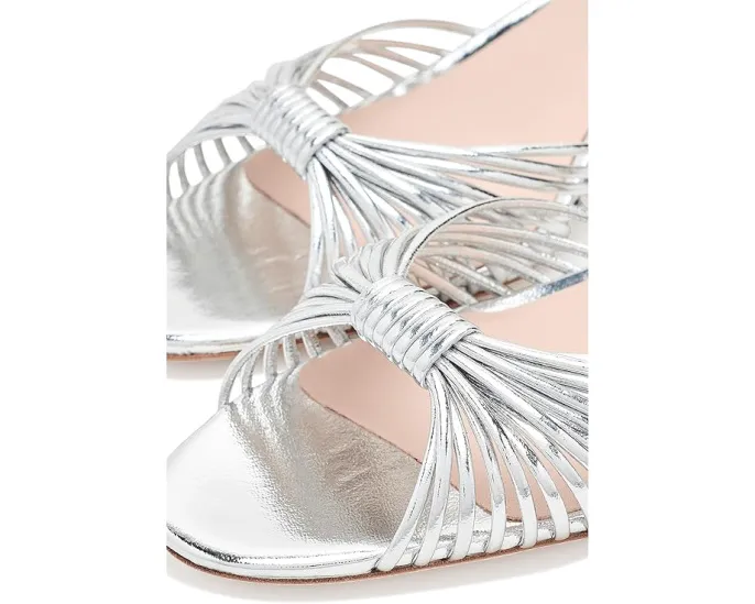 Туфли Loeffler Randall Dixie на каблуке-котенок с золотистой кожей