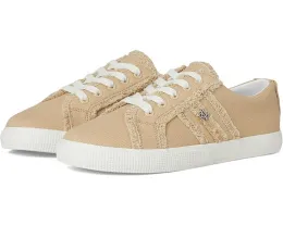 Кроссовки Lauren Ralph Lauren Janson Frayed Canvas с потертым кантом и амортизирующей стелькой