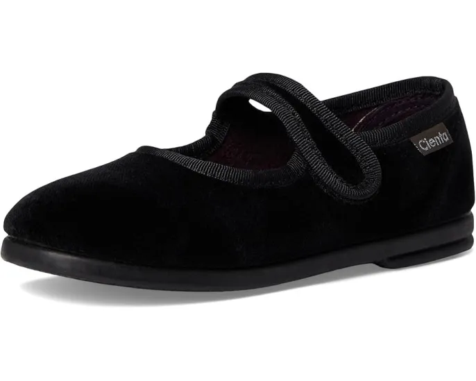 Туфли-лодочки Cienta Kids для девочек на липучке с бархатистым верхом