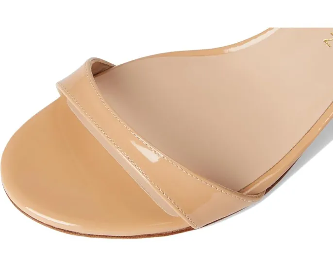 Сандалии Stuart Weitzman Nudist Block 50 с массивным каблуком и регулируемым ремешком