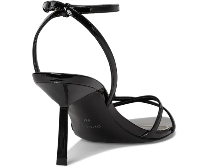 Босоножки GUESS Connee на тонком каблуке с кожаным верхом и стелькой