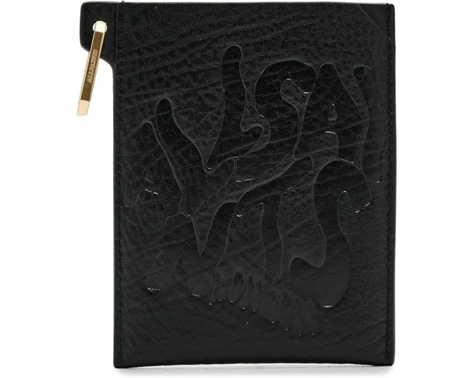 Обложка AllSaints Elba G Passport Holder для паспорта из кожи черная