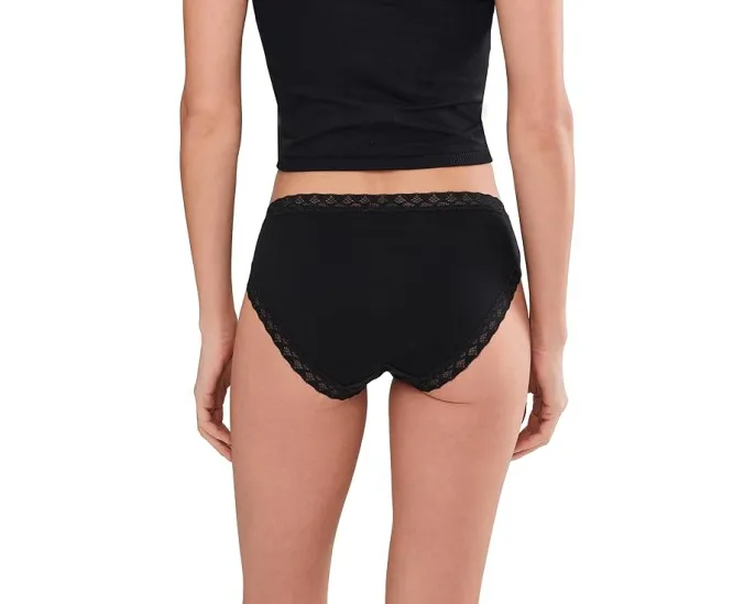 Набор из 3 трусиков-бикини Natori Bliss Girl Brief с кружевной отделкой