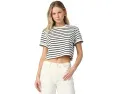 Футболка Joe's Jeans The Boxy Tee с полосками и коротким кроем