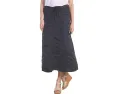 Юбка XCVI Stretch Poplin с двойными сборчатыми панелями и завязкой на талии