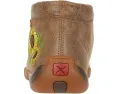 Мокасины Twisted X WDM0128 для вождения с вышитым подсолнухом