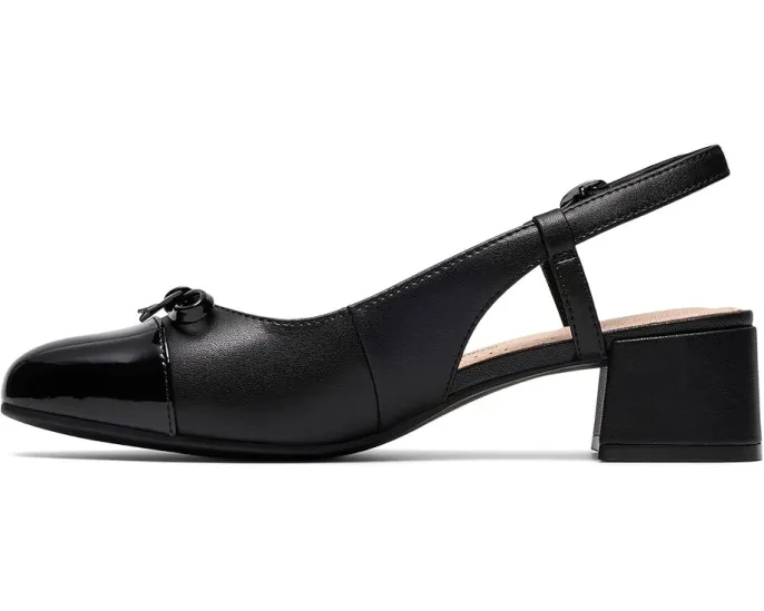 Туфли Iridessa Sling от Clarks с квадратным носком и ремешком на щиколотке