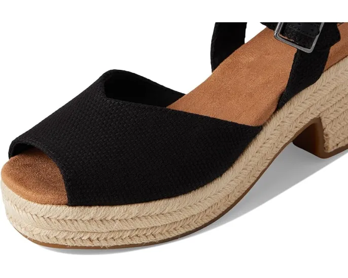 Босоножки TOMS Isla Peep Toe на платформе с открытым носком