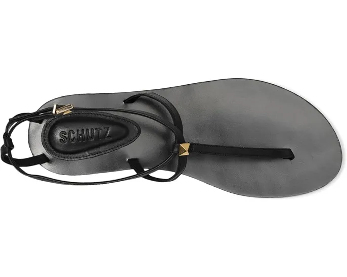 Schutz Ester босоножки на плоской подошве с тонкими ремешками