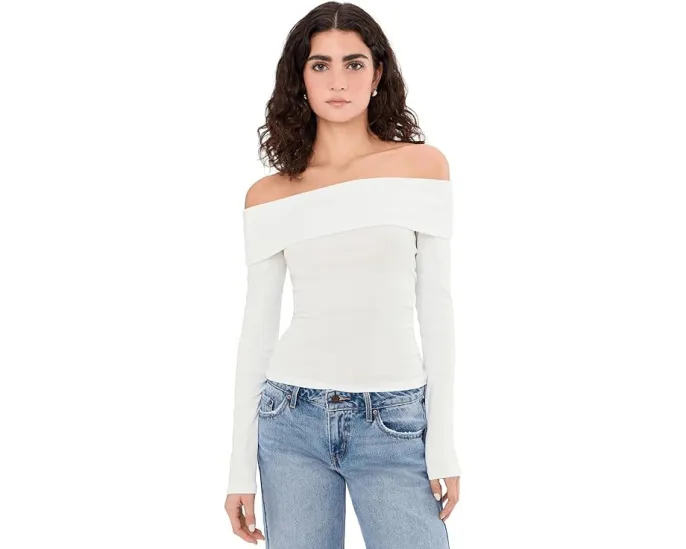 Топ Josie Off Shoulder Long Sleeve Top с открытыми плечами и длинными рукавами