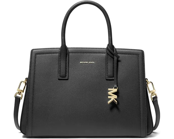 Сумка-сатчел MICHAEL Michael Kors Laila Medium из тисненой козьей кожи