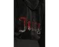Толстовка Juicy Couture Ombre Hotfix Classic с капюшоном и стразовым логотипом