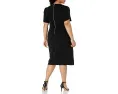Платье Calvin Klein Plus Size Tulip Sleeved Seamed Sheath с застежкой-молнией